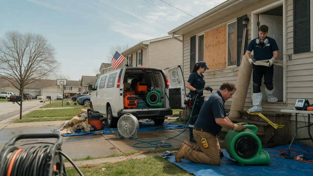 Water Damage Restoration in New Windsor, IL near me